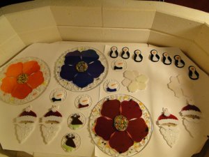 Ornaments and Poppy plates
