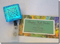 Blue Scroll Badge Reel