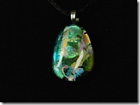 Dichroic 'opal' pendant