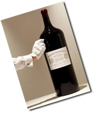 giant bottle of wine