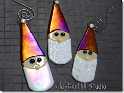 Fused-glass-Santa-ornaments